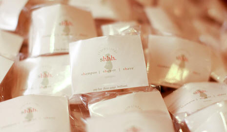 Purchase shhh. shampoo shower shave grooming bar here.
