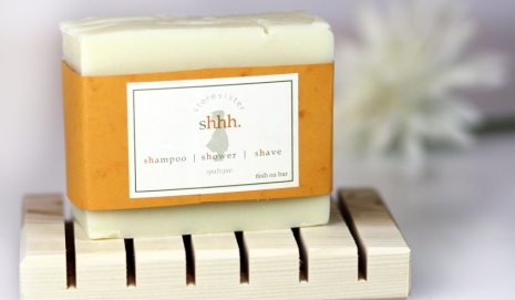 Purchase shhh. shampoo shower shave grooming bar here.